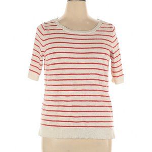 ANN TAYLOR LOFT striped red white sweater top